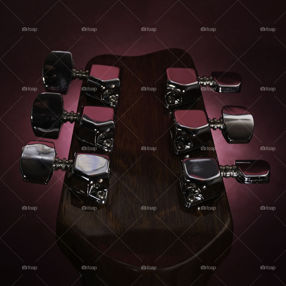 The Headstock of a Guitar