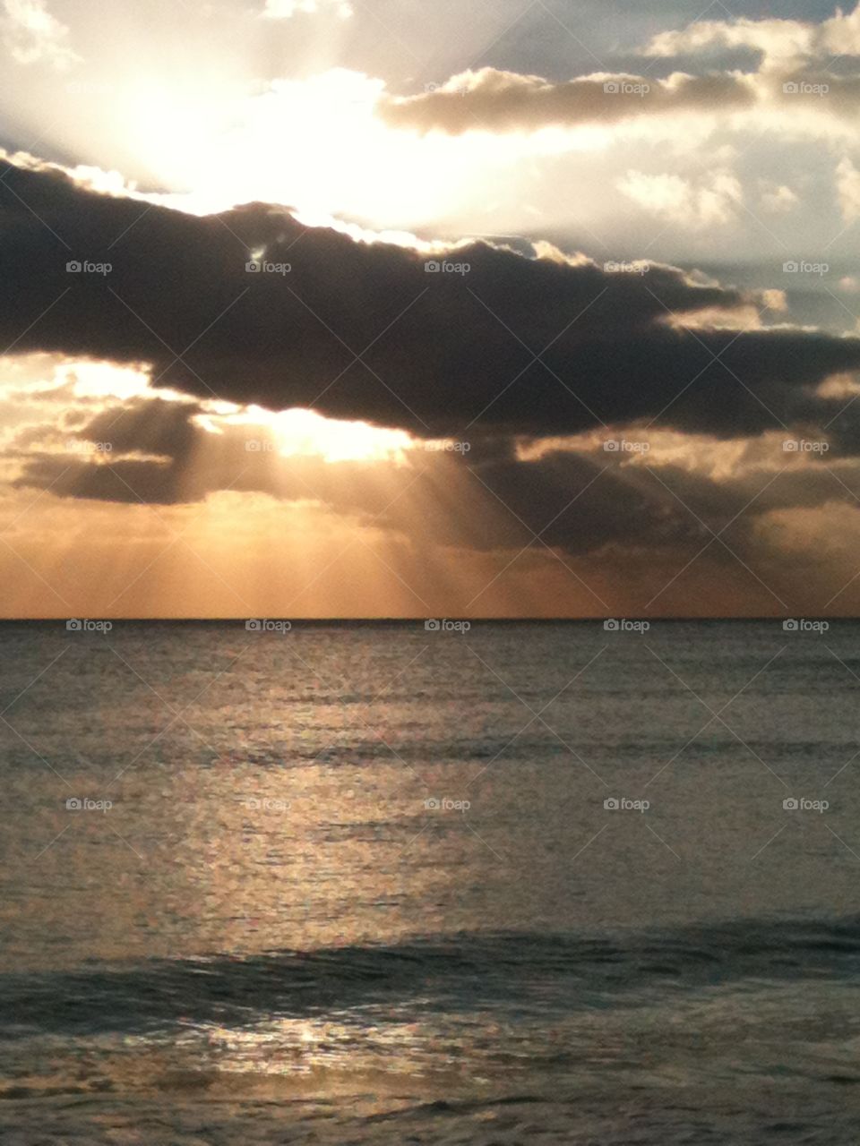 Lovely Sunset on Long Island, Bahamas