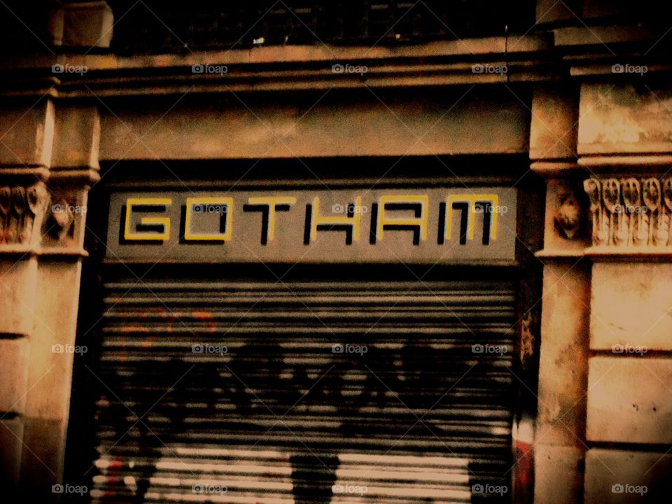 I'm batman!. Barcelona barri gottic