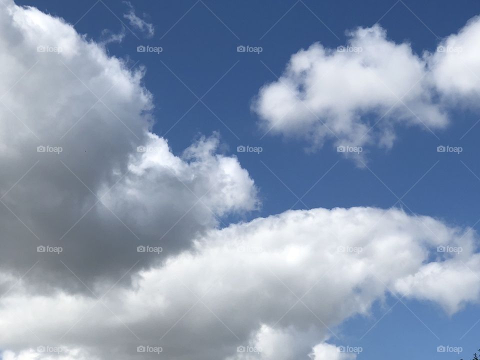 Lovely puffy clouds