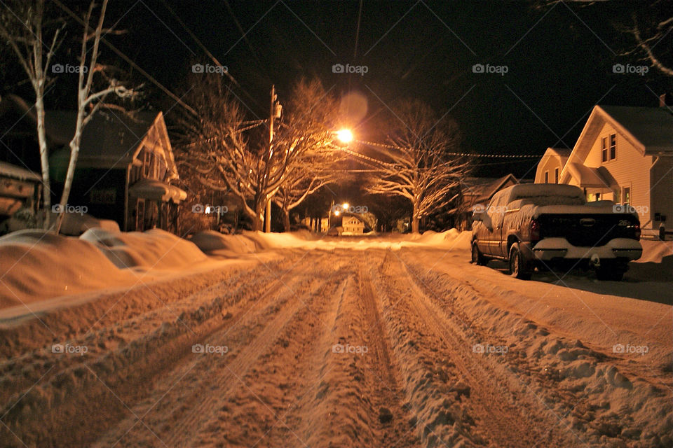 snow winter street city by somebeach