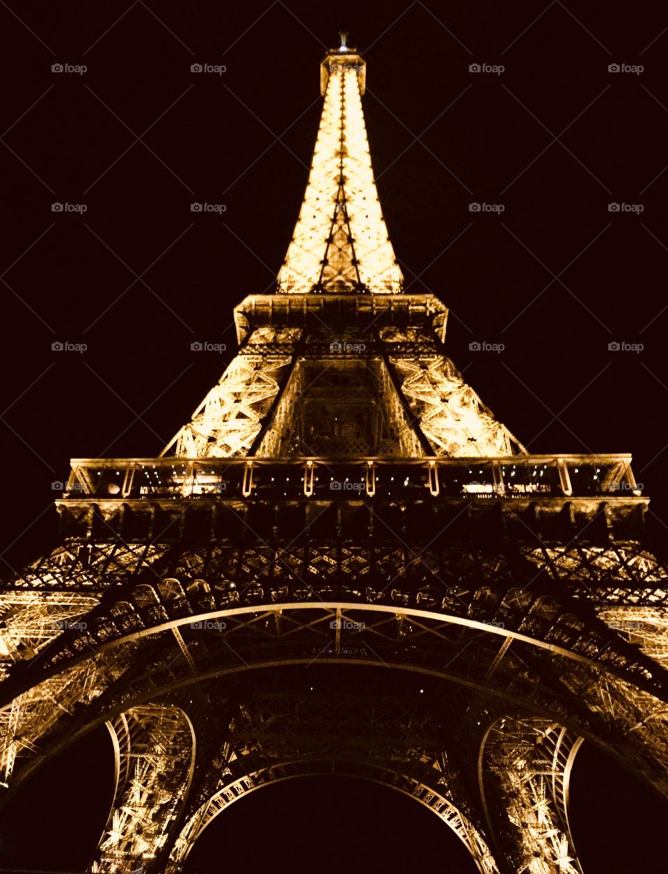 Paris at night, Eiffel Tower, romantic, black, dark, sights, city, travel, lights, illumination