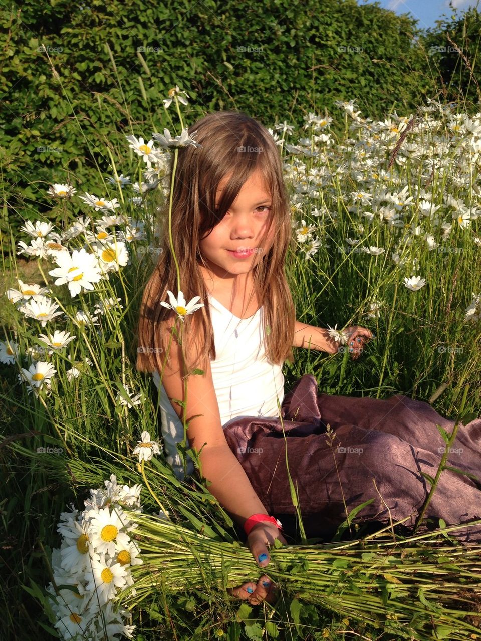 flowers girl child midsummer by akempe