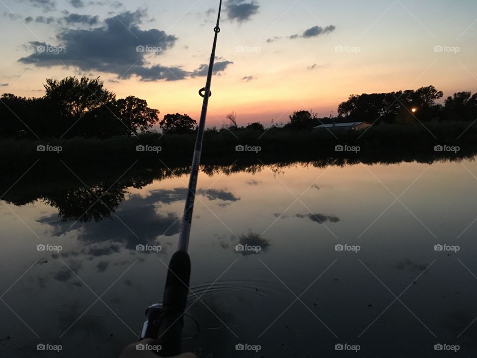 Fishing for the Sunset