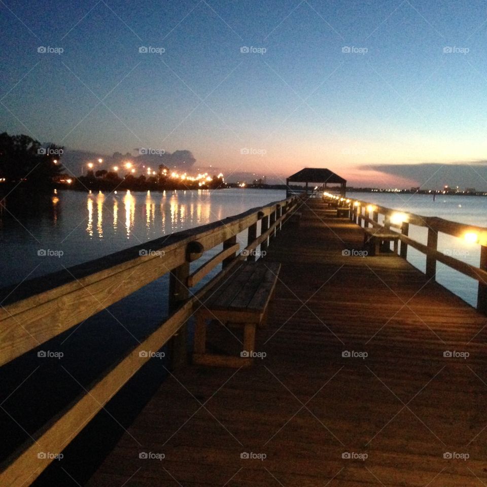 Pier on Indian river 