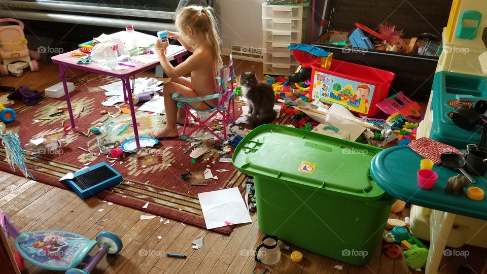 Kids mess