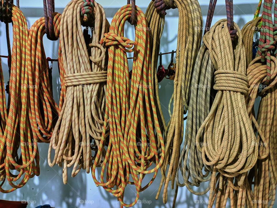 Karmantel rope for climbing. suitable for design materials such as posters, infographics, and others.