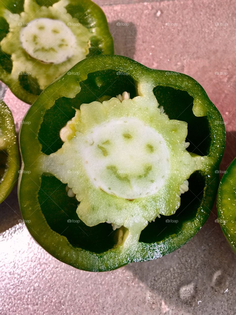 Smiling Green Pepper