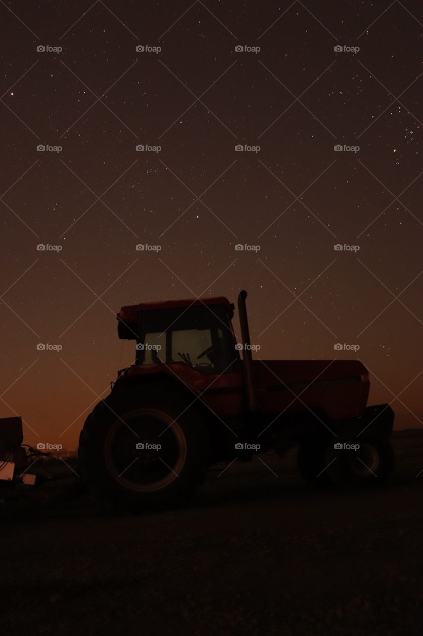 International harvester under the stars