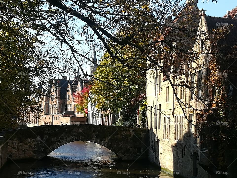 Brügge, Belgium, photo from the boat ride.
