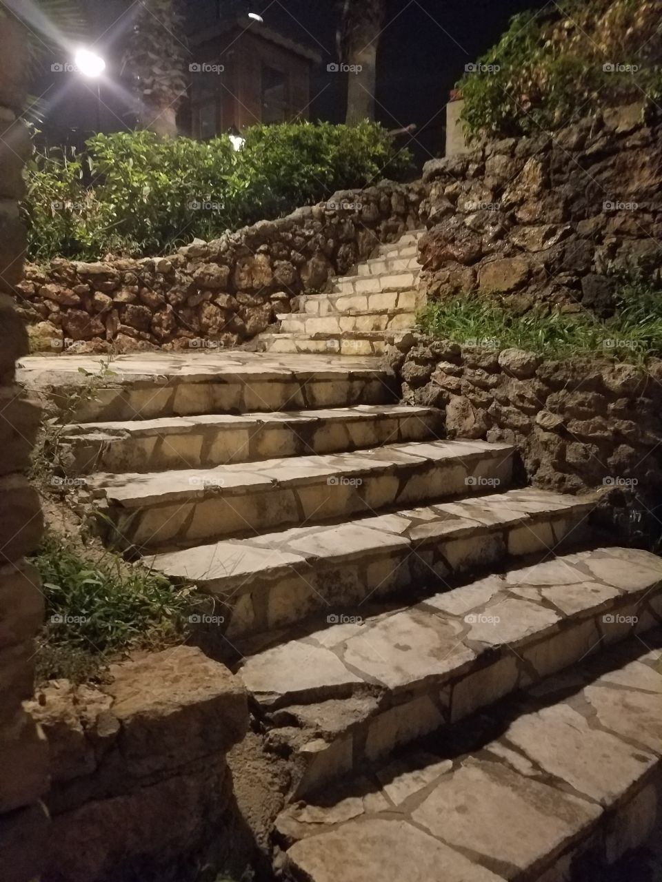 ancient Roman staircase in Antalya turkey