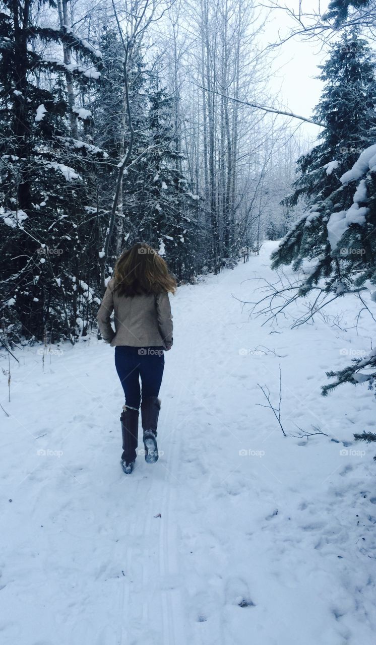 Trails with my sister
Christmas Day 2016, Alaska