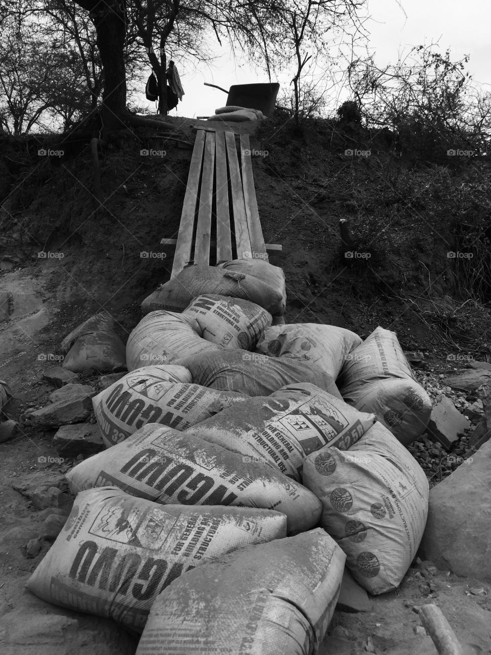 Sand dam building