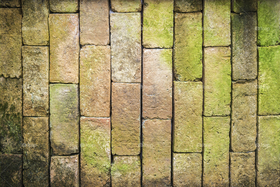 Old brick wall. Texture and pattern of old brickwall
