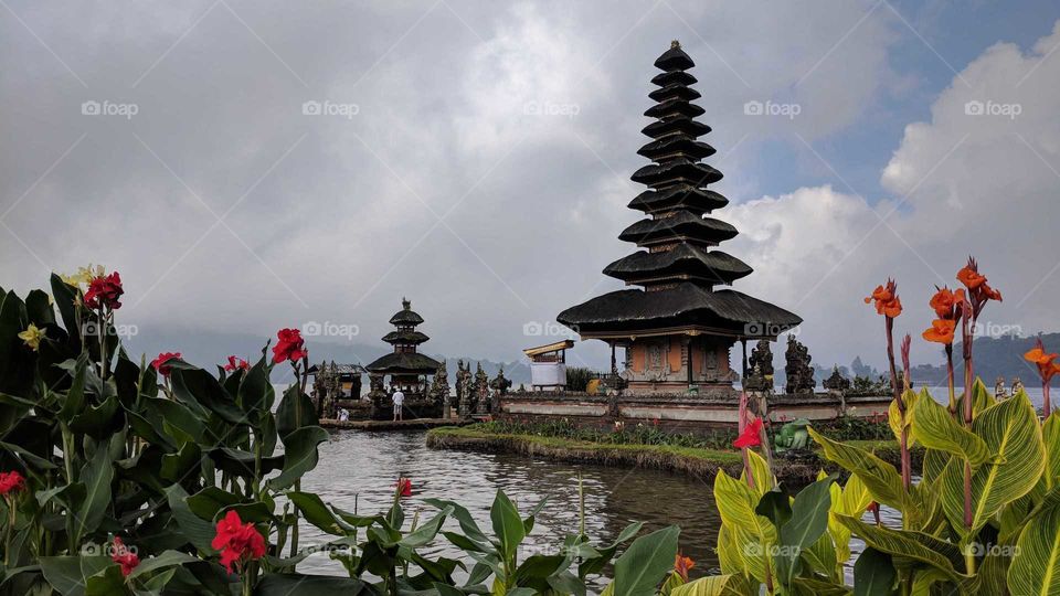 Pura Ulun Danu Beratan in Bali, Indonesia