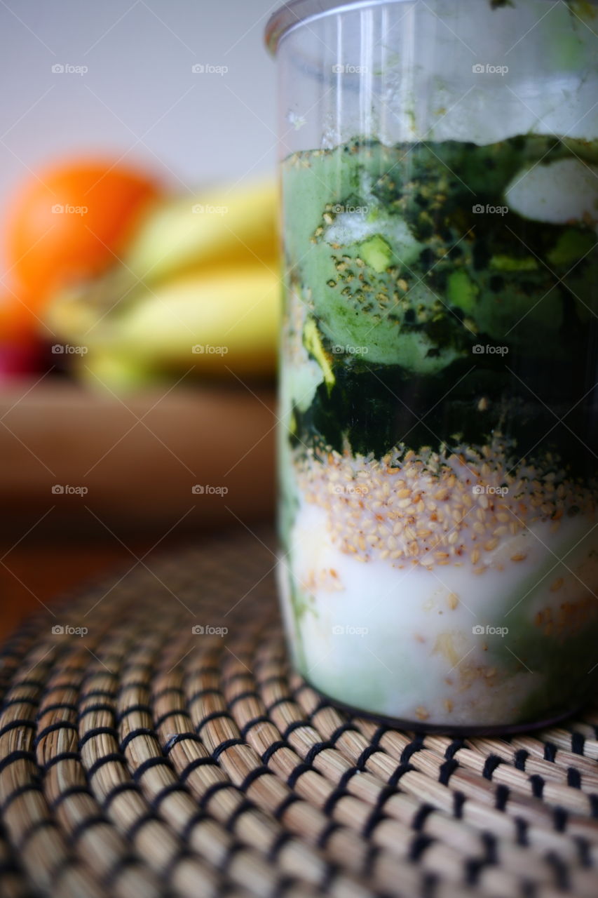 Smoothie. Healthy meal mission
