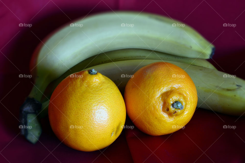 Close-up of orange and dessert