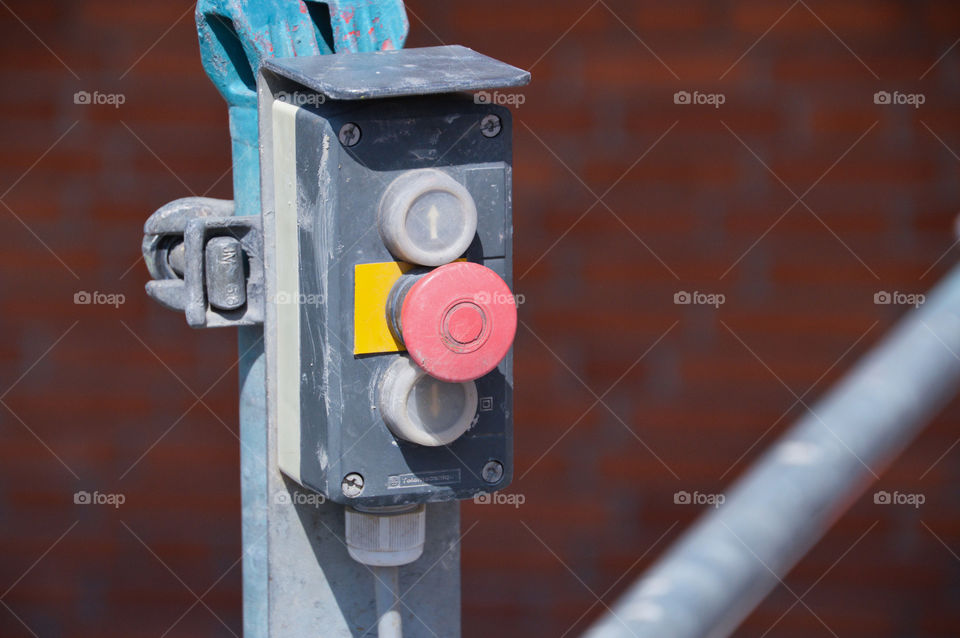 Red Emergency Button