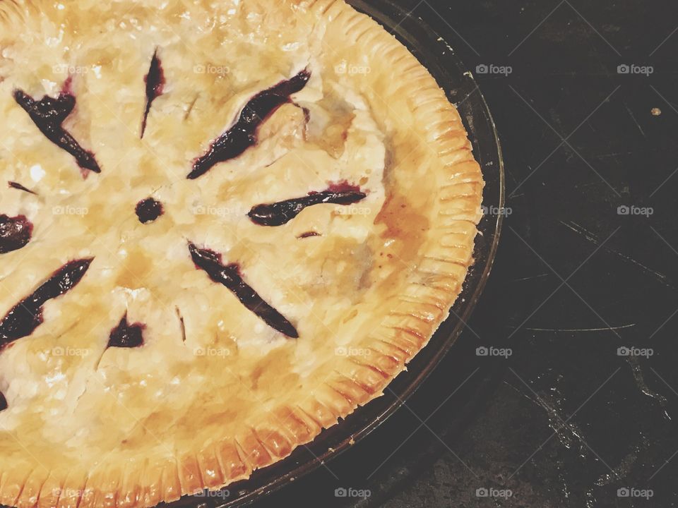 Fresh baked pie