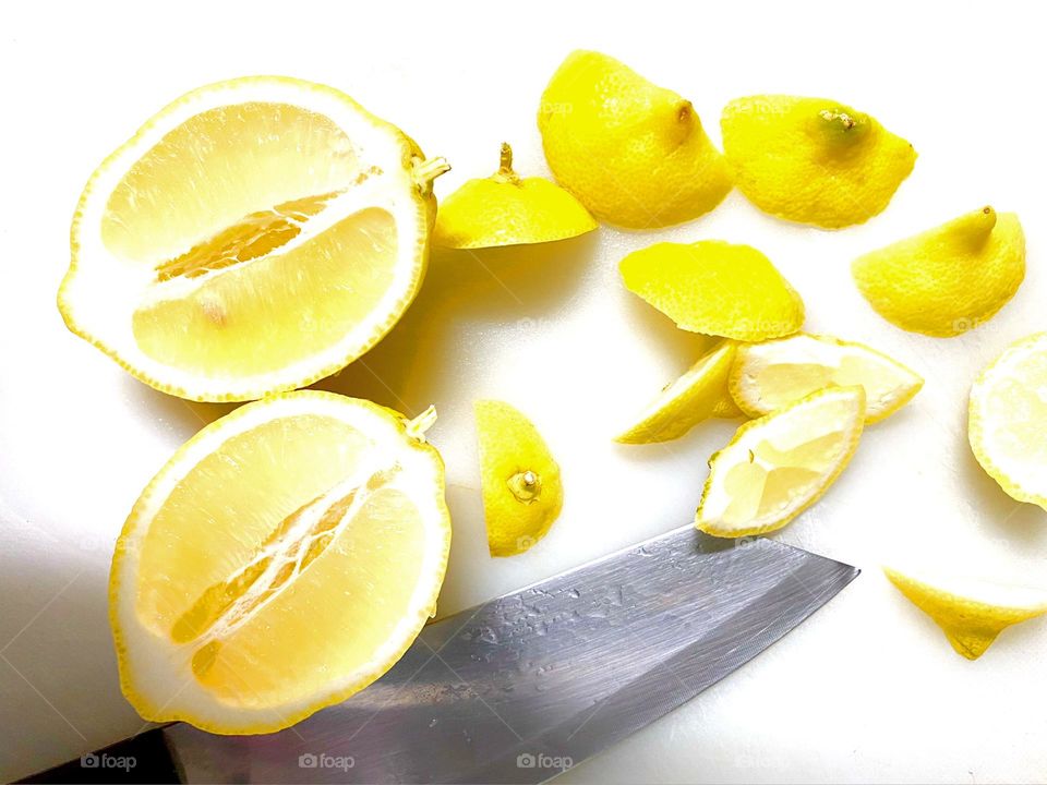 Fresh chopped lemon 