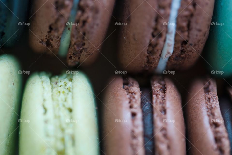 Close-up macaroons