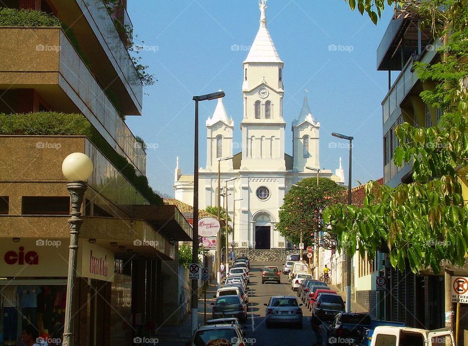 Church. Itatiba,Brazil a small town out side of São Paulo . 