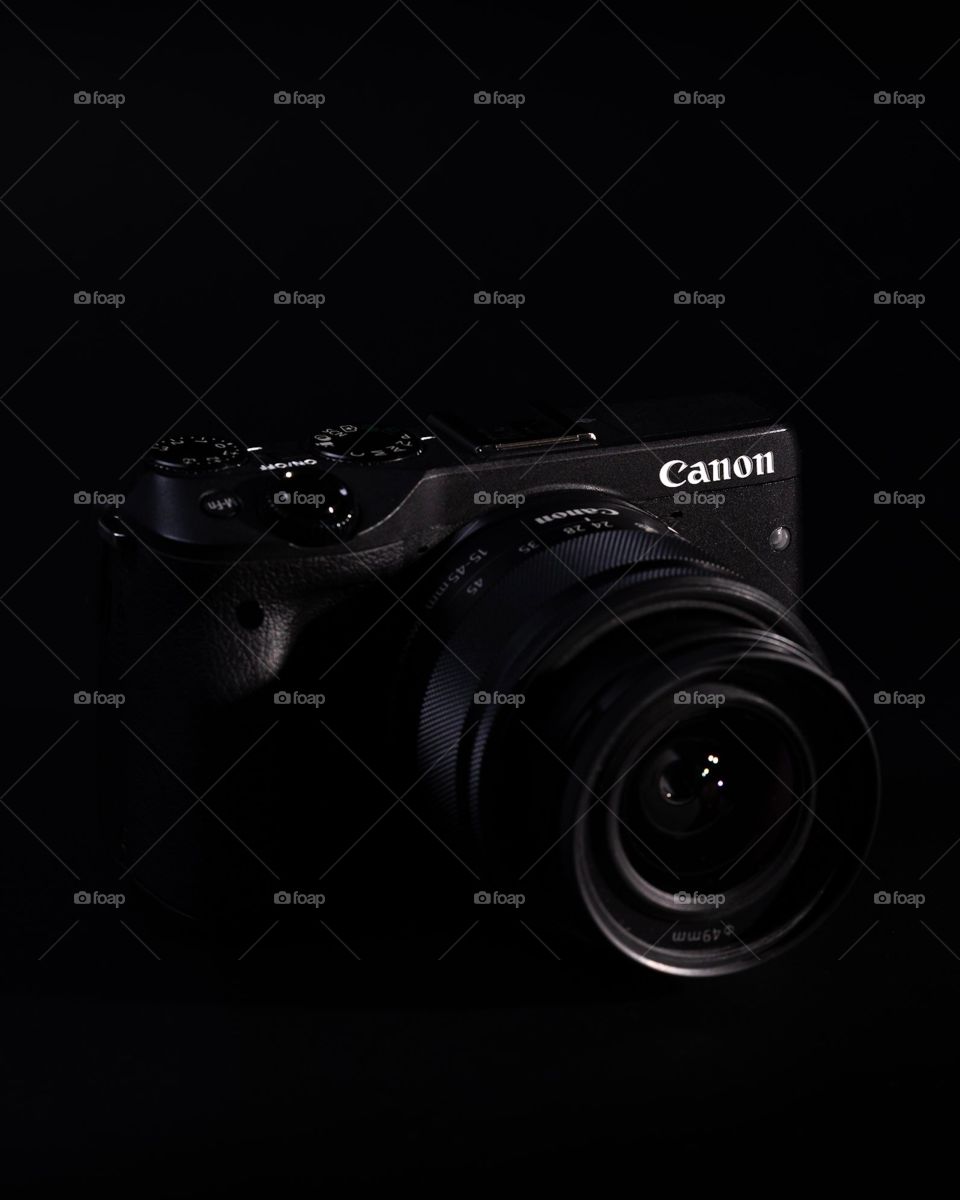 Canon EOS M3 Mirrorless Digital Camera Product Shoot in Studio