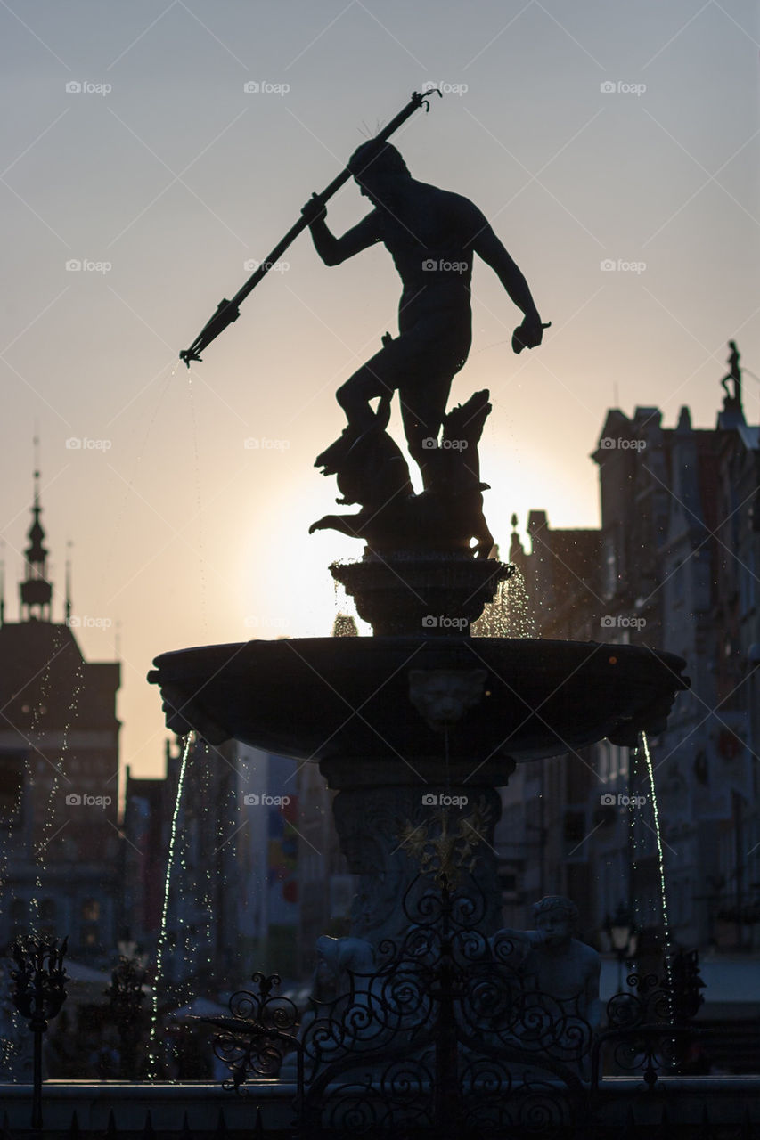 Neptune fountain