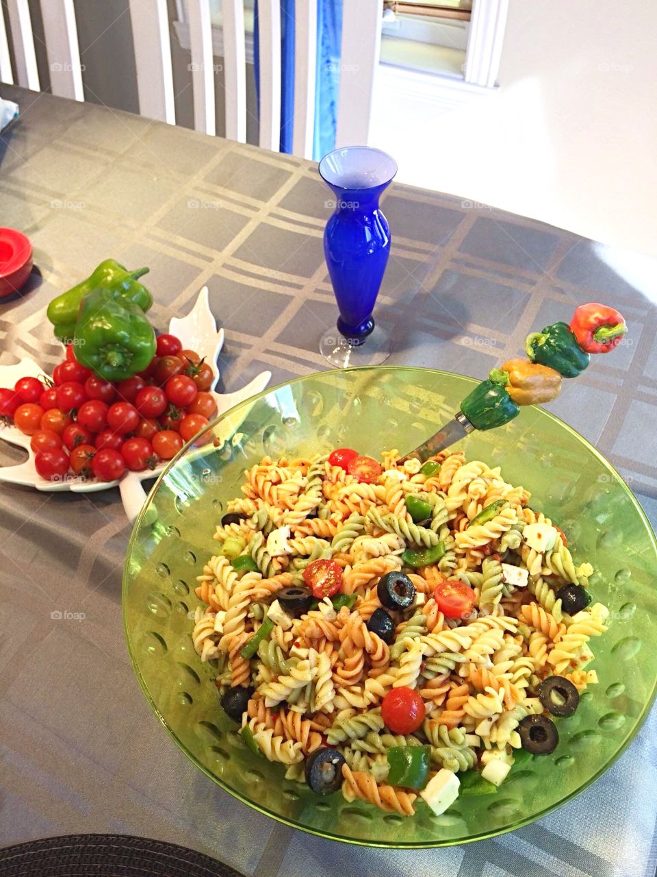 Greek pasta salad 