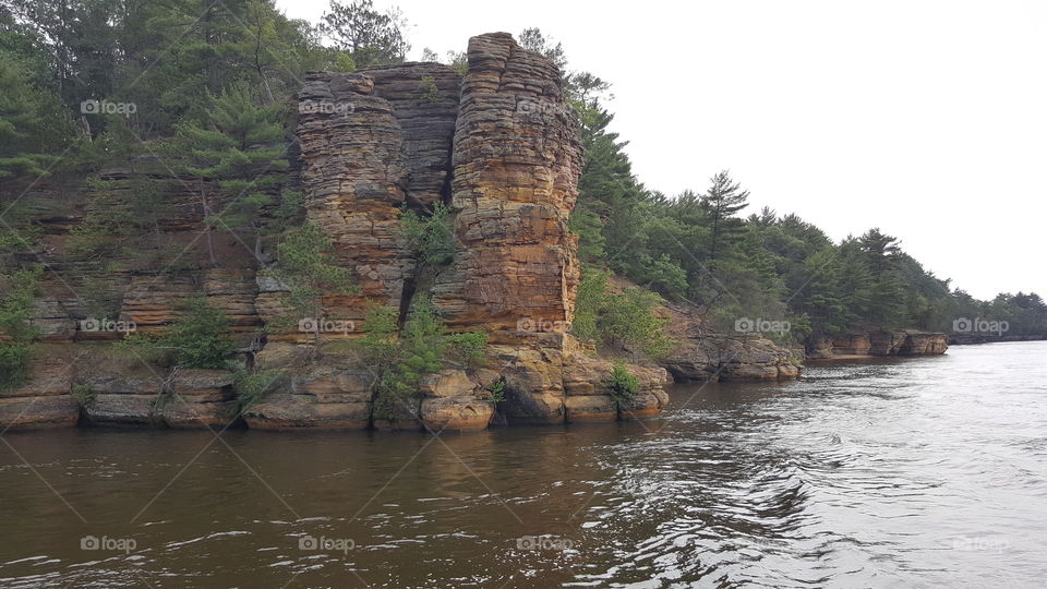 Wisconsin River Wisconsin Dells beautiful rock formations