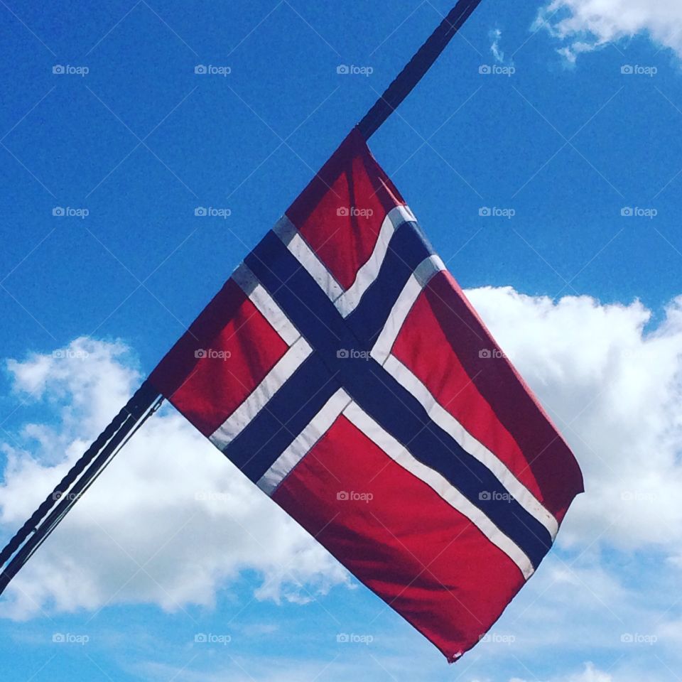viking ship flag of norway 