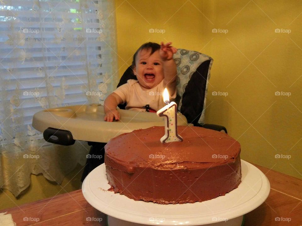 First birthday cake