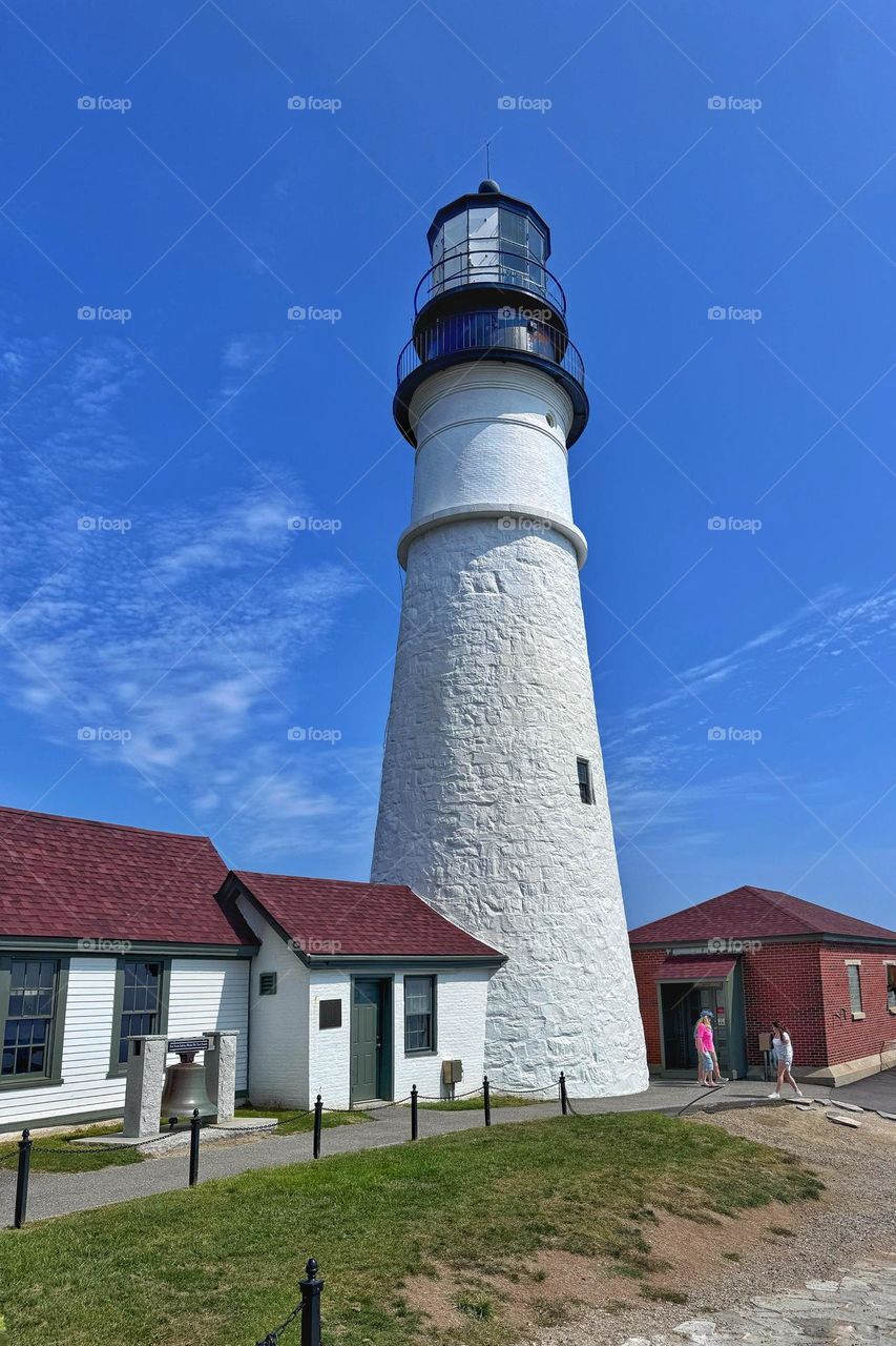 Lighthouse on the rocks