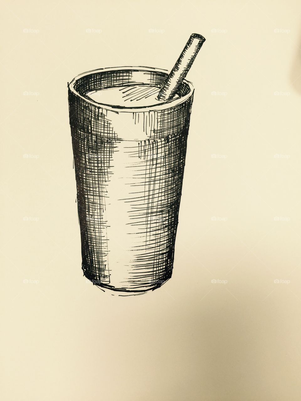 Drawing of a drink
