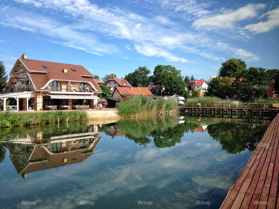 reflections on the lake