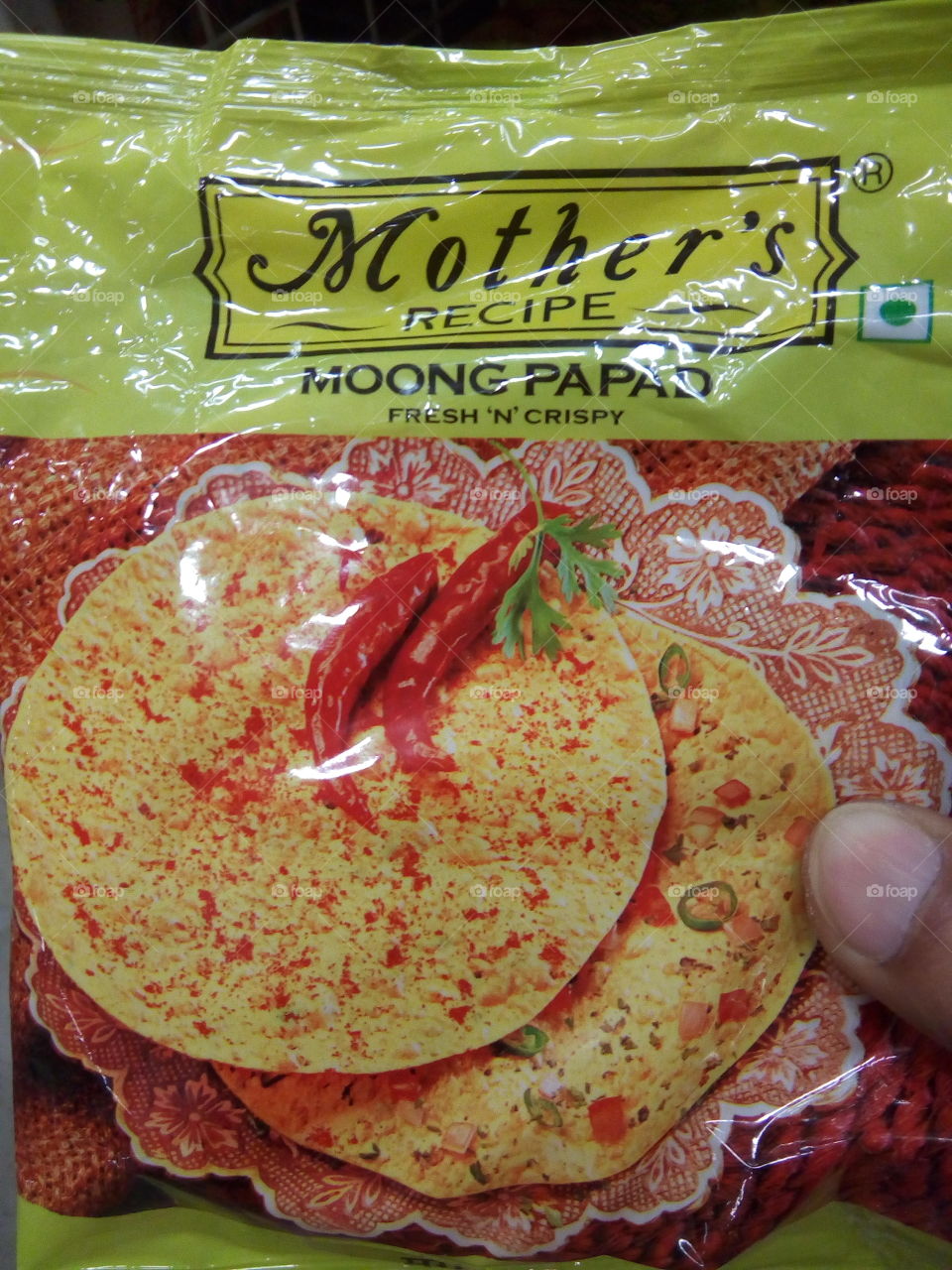 MOTHER'S MOONG PAPAD. A VERY TASTY KIND OF SNACKS.