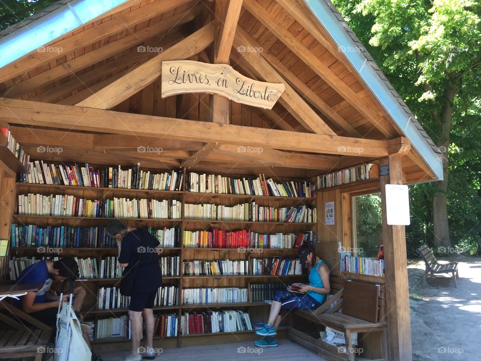 Outside library in Strasbourg France 