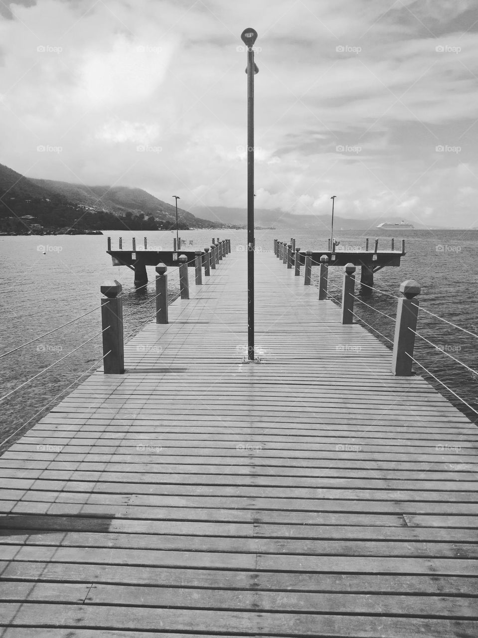 A pier at the coast