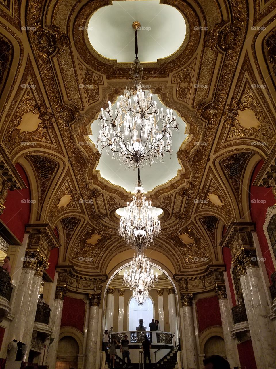 Opera House Chandelier ceiling