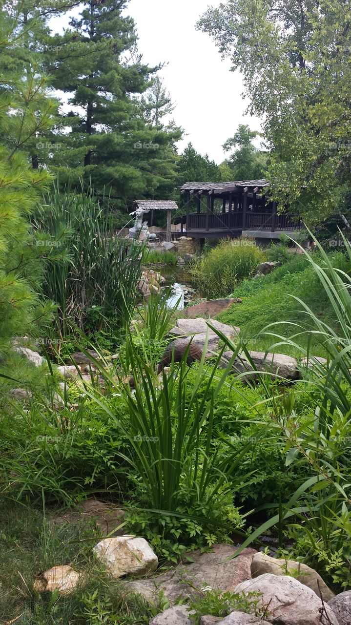 Japanese Garden. The House on the Rock in Wisconsin