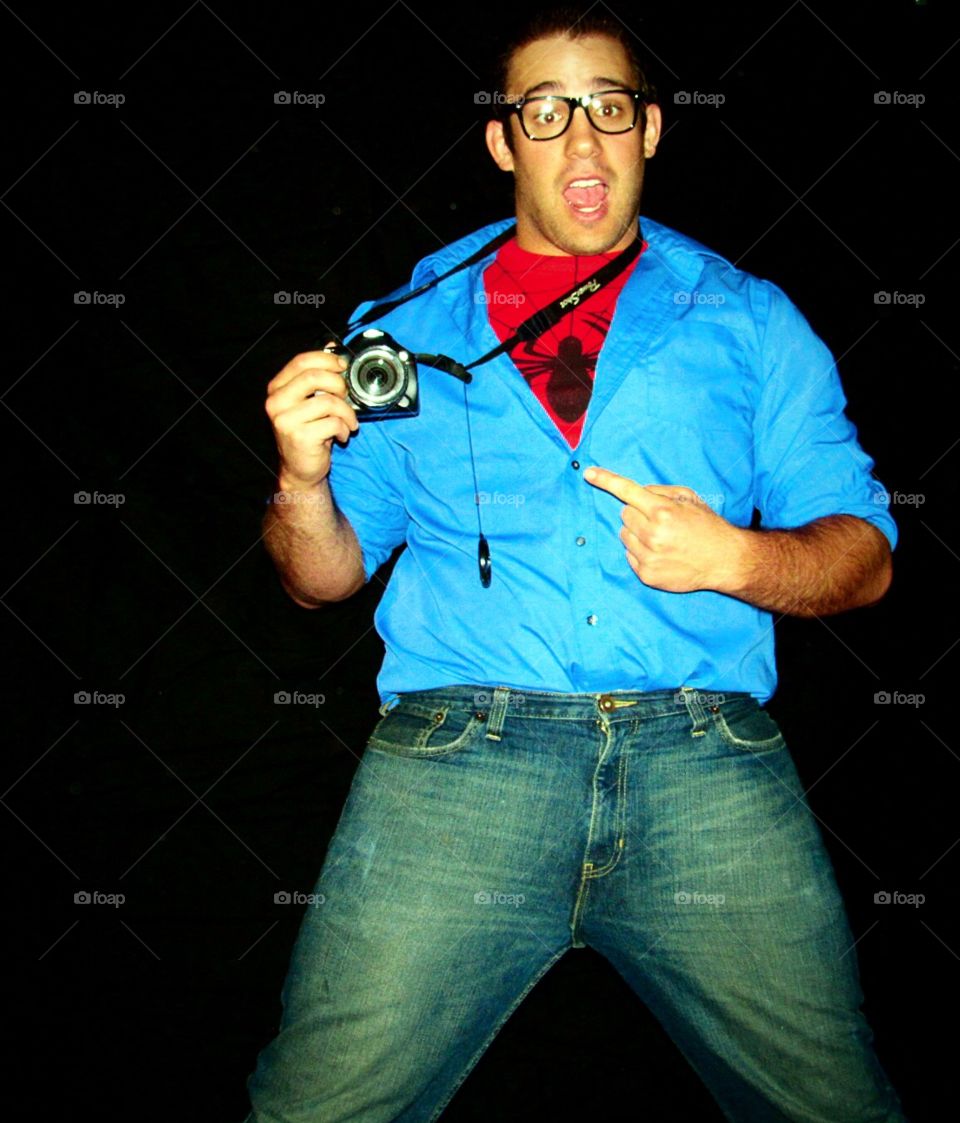 Spider-Man photo shoot 