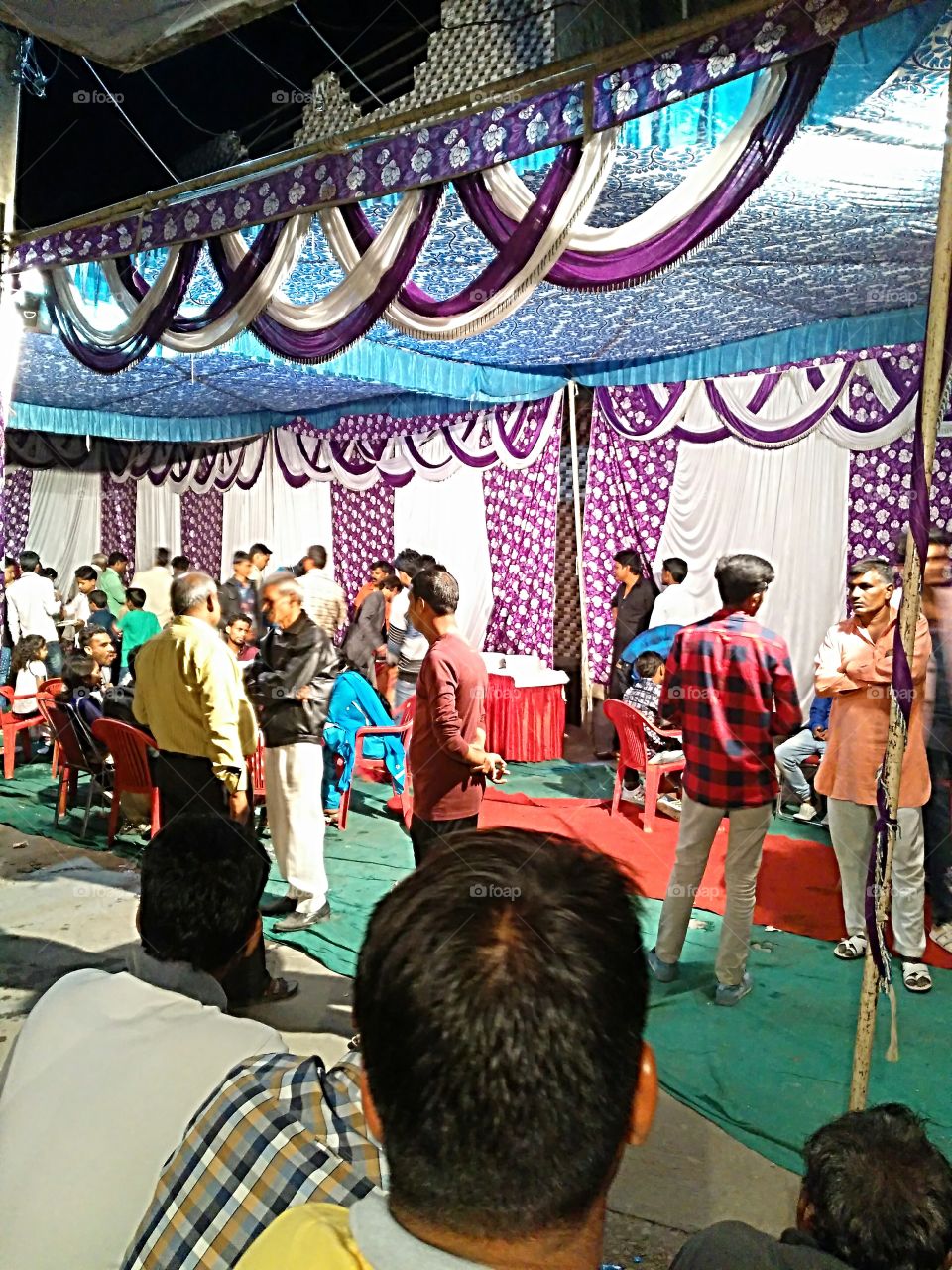 Guest enjoying in wedding