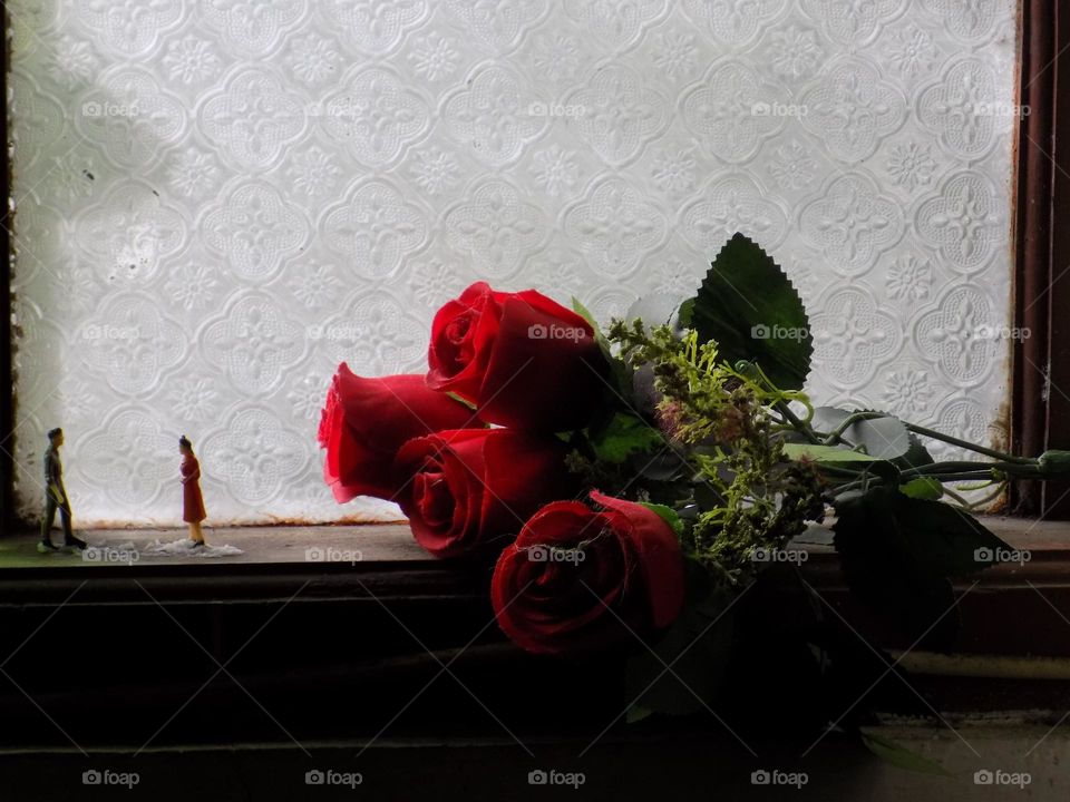 When love blossomed between us both