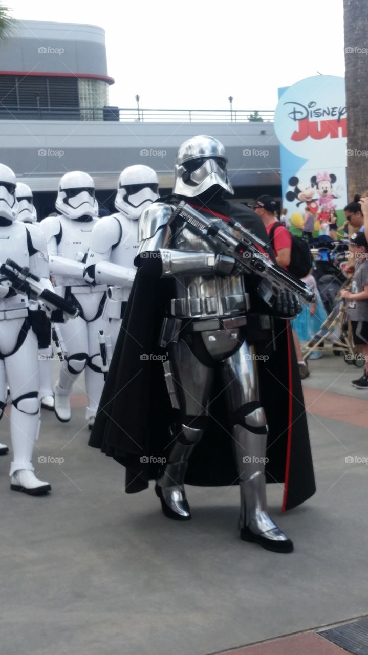 Disney Storm Troopers and Darth Vader
