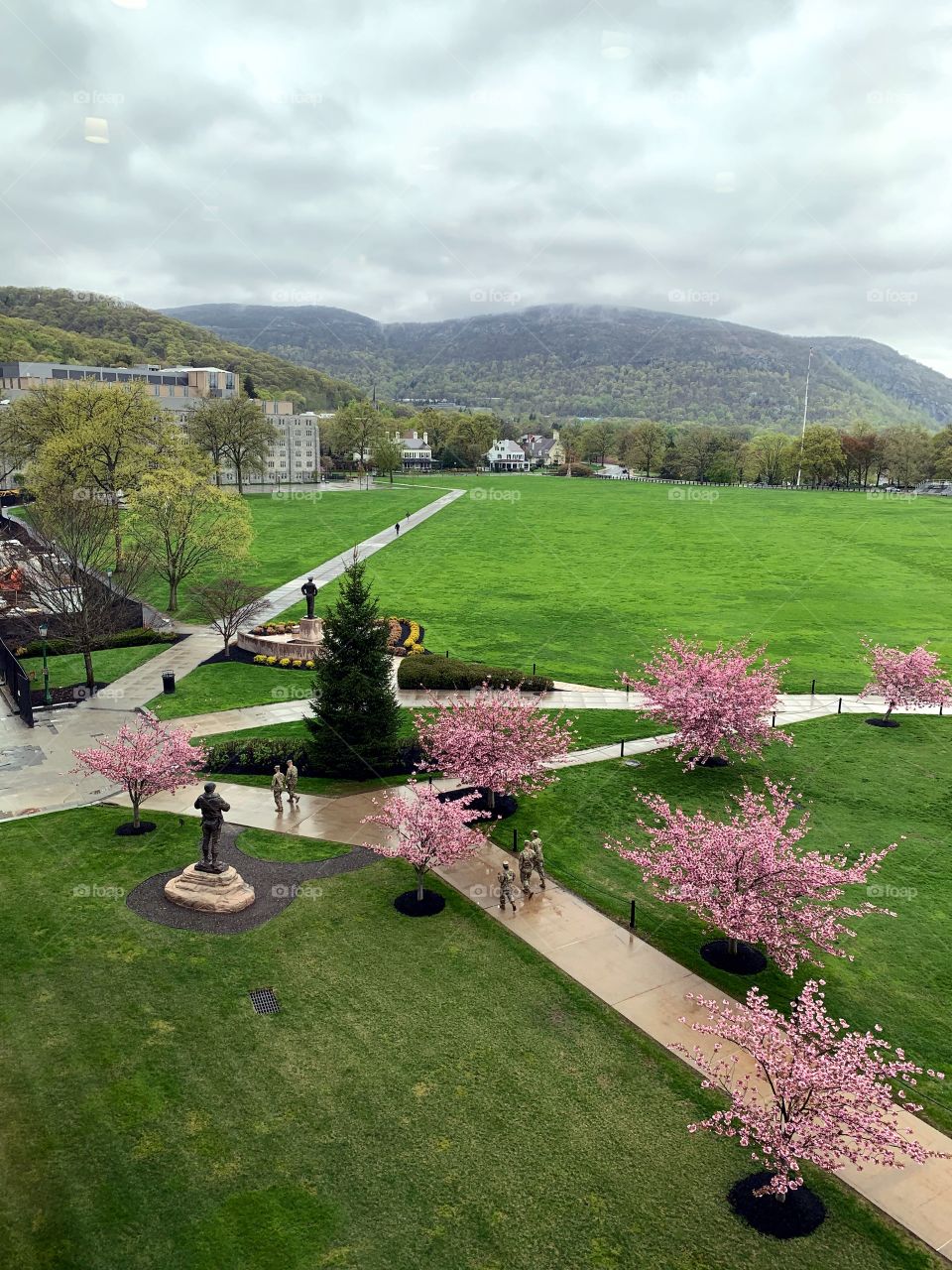 Landscape at USMA West Point Military Academy NY