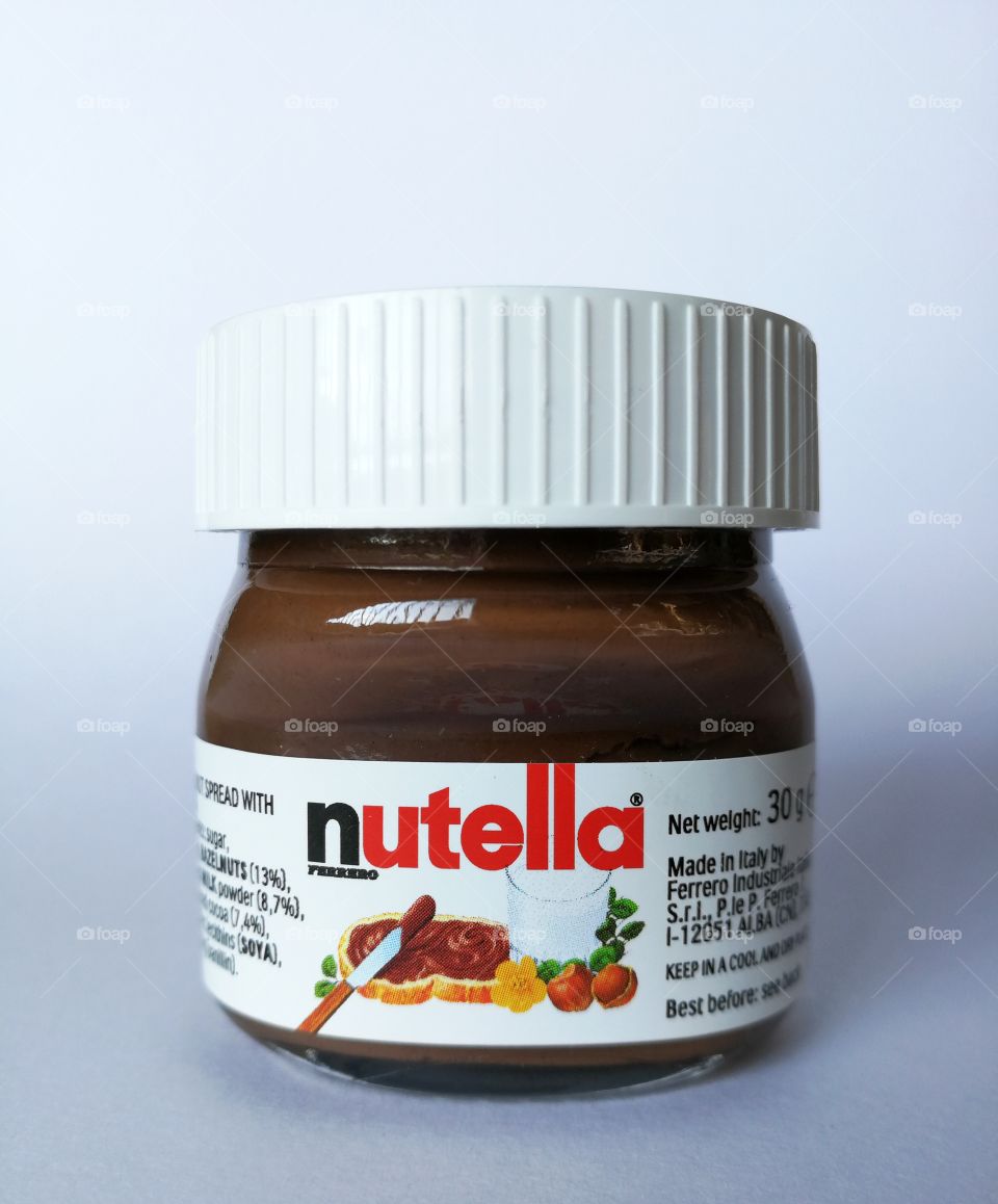 Mini nutella jar