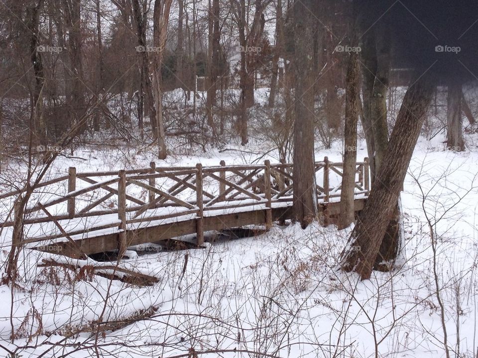 Snow bridge 