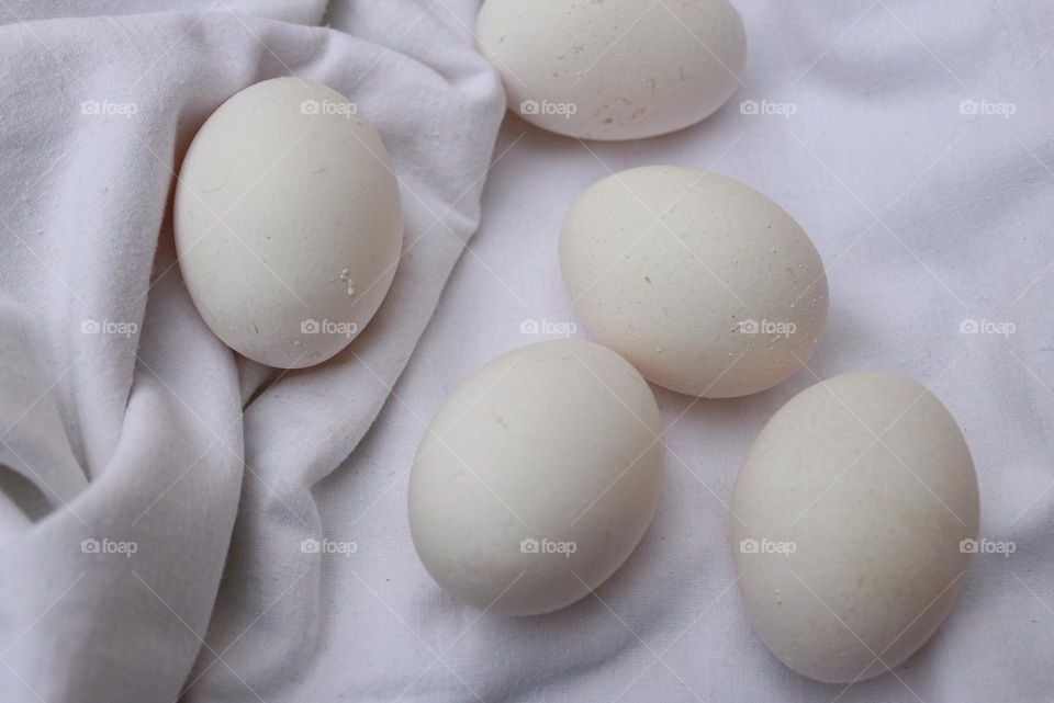 White eggs