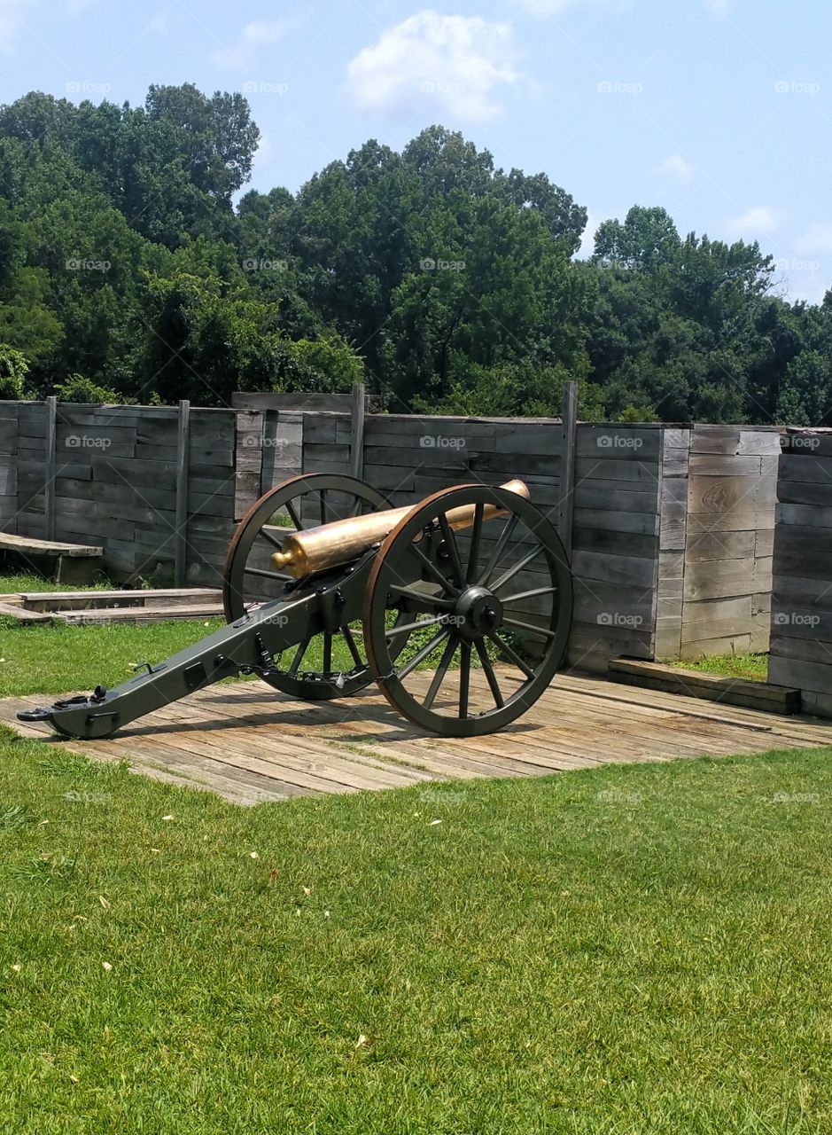 Artillery cannon. Vicksburg, Mississippi