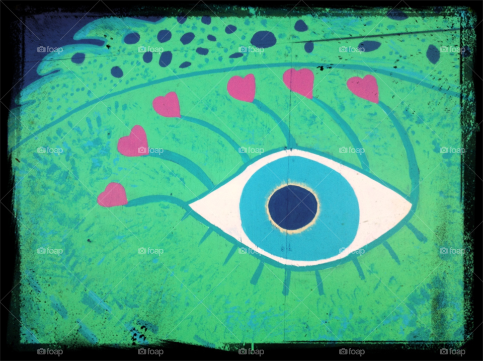 graffiti art eye street art by lightanddrawing